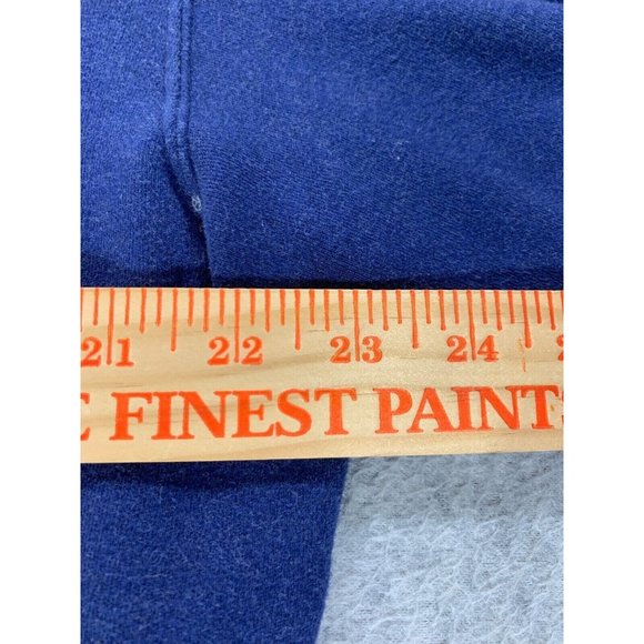 Peter Millar 100% Cotton Quarter Zip‎ Pullover Sweater (Men's Large) Blue - Picture 7 of 11